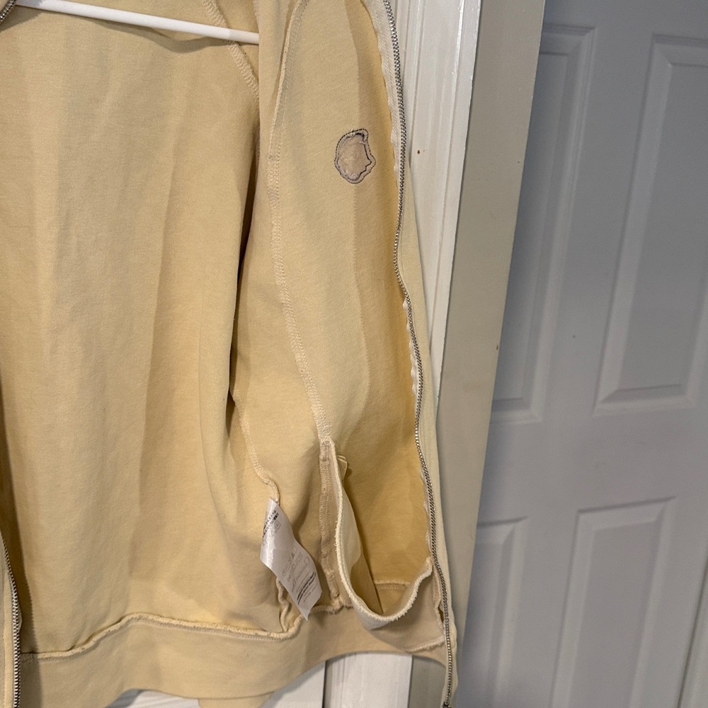 Dior Cream Zip-Up Jacket with Dior Logo - Picture 17 of 17